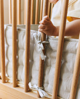 Nori Cot Bumper - Dew Stripe