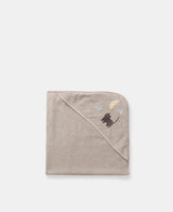 Petal Baby Towel, Moon Cat