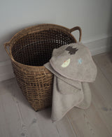 Petal Baby Towel, Moon Cat