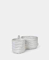 Kiki Baskets, 2-pack - Dew Stripe