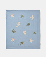 Cassia Blanket, Sky Blue - Sky Blue
