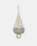 Pondus Sailboat Mobile, Blue/Off-white