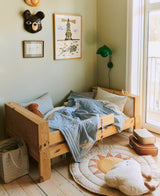 Cassia Blanket, Sky Blue - Sky Blue