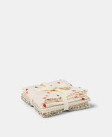 Mio Muslin Cloths, 3-Pack - Mix of Mini Check, Little Love, Forest Berries
