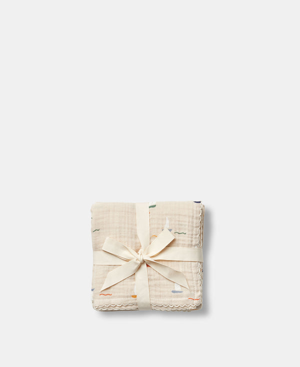 Mio Muslin Cloths, Pond Boats
