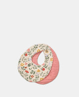 Koa Bib, 2-pack - Flower Market/Blooming Rose