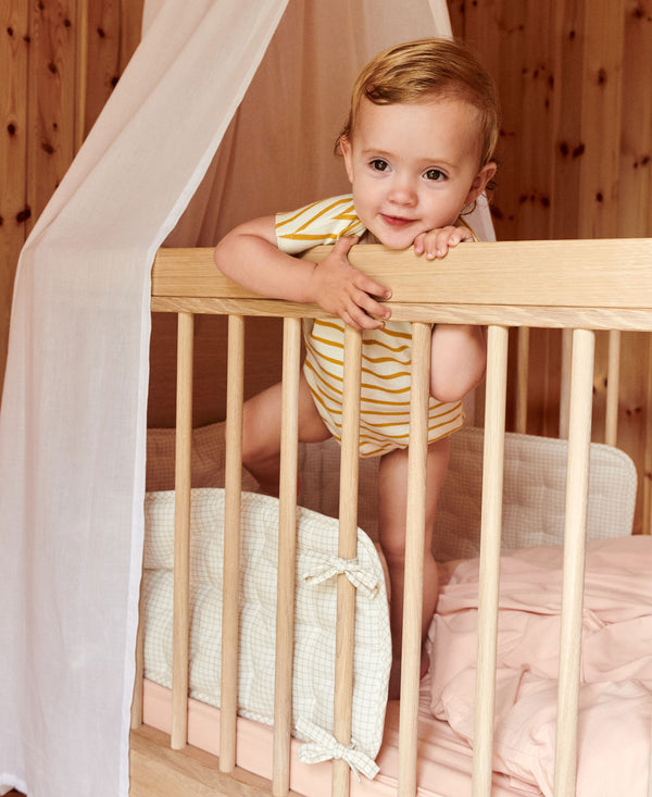 Nori Cot Bumper, Mini Check