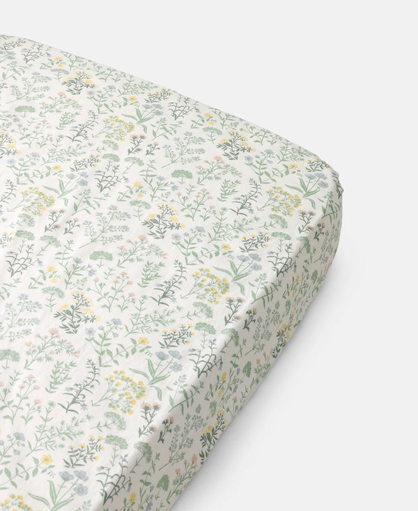 Fitted Baby sheet 70x140 cm, Summer Flowers