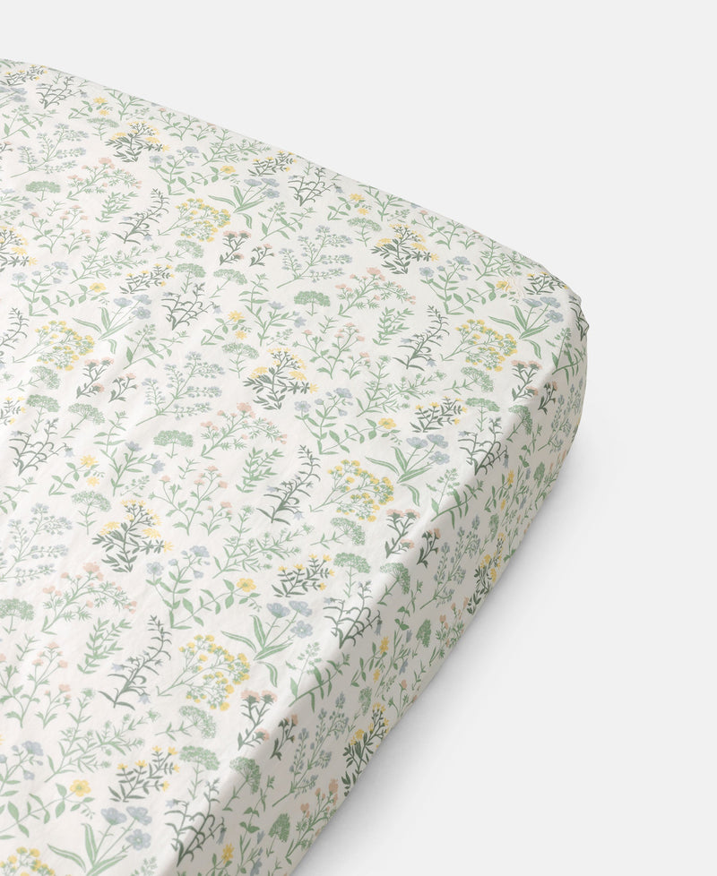 Dale Fitted Sheet, Summer Flowers