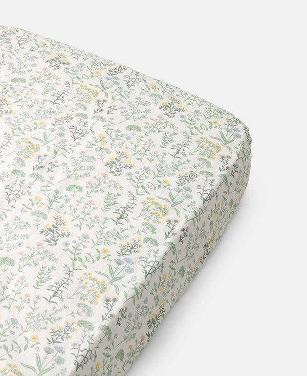 Bea Fitted Sheet, Summer Flowers