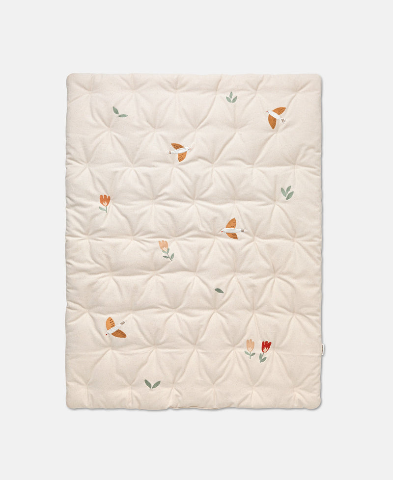 Embroidered Play Mattress, Songbirds